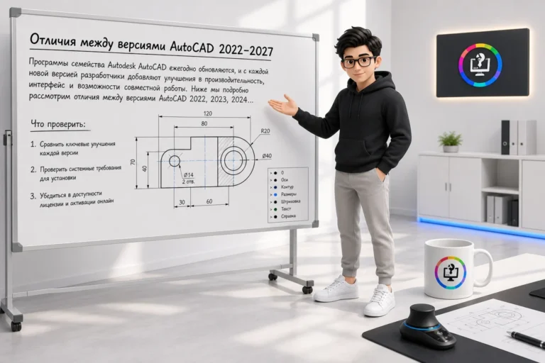Отличия между версиями AutoCAD 2022–2027