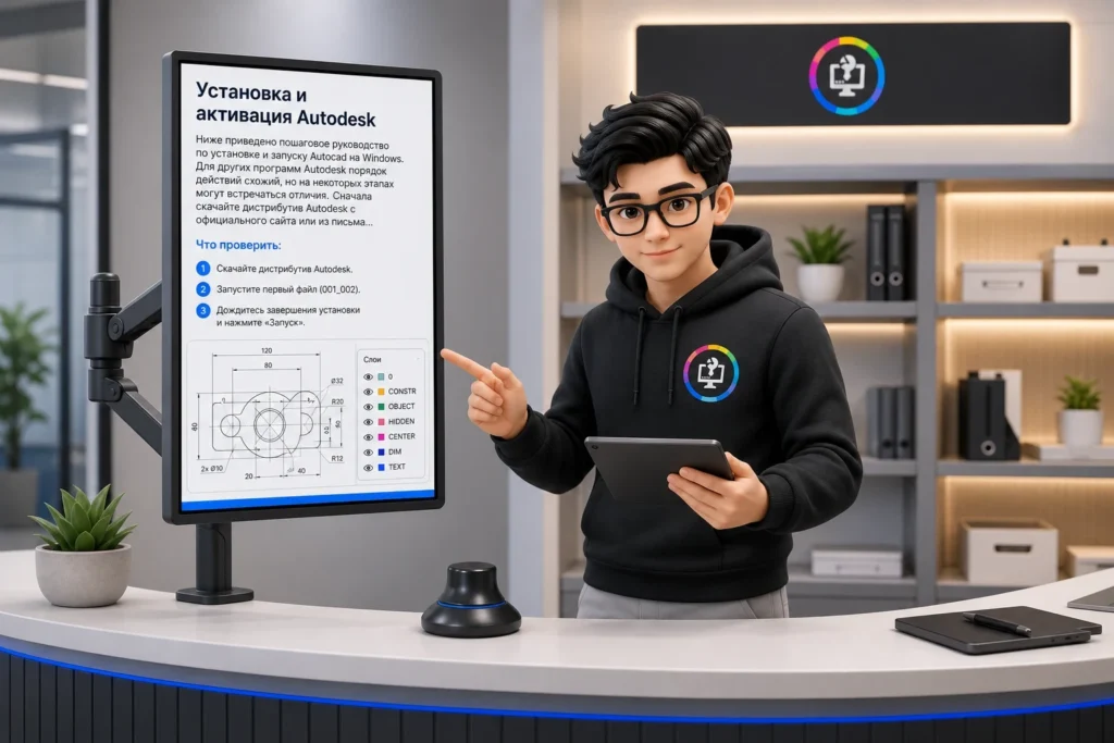 ART настраивает установку Autodesk