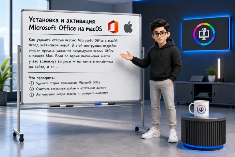 Установка и активация Microsoft Office на macOS