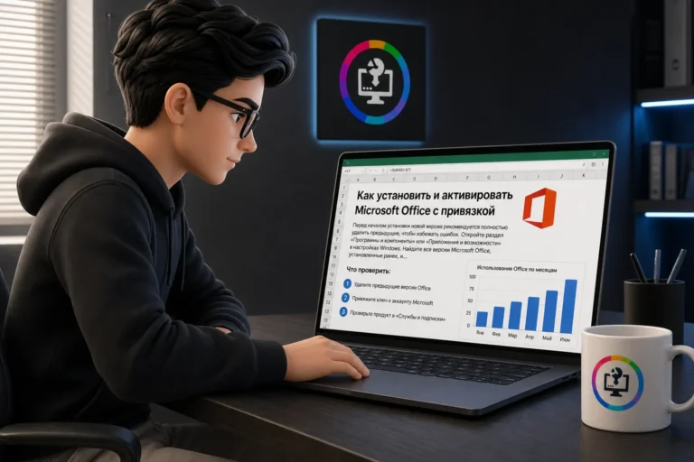 Как установить и активировать Microsoft Office с привязкой