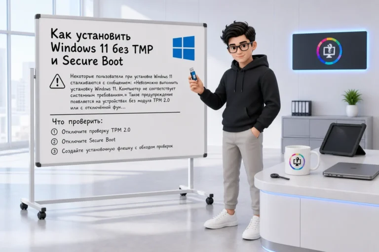 Как установить Windows 11 без TMP и Secure Boot