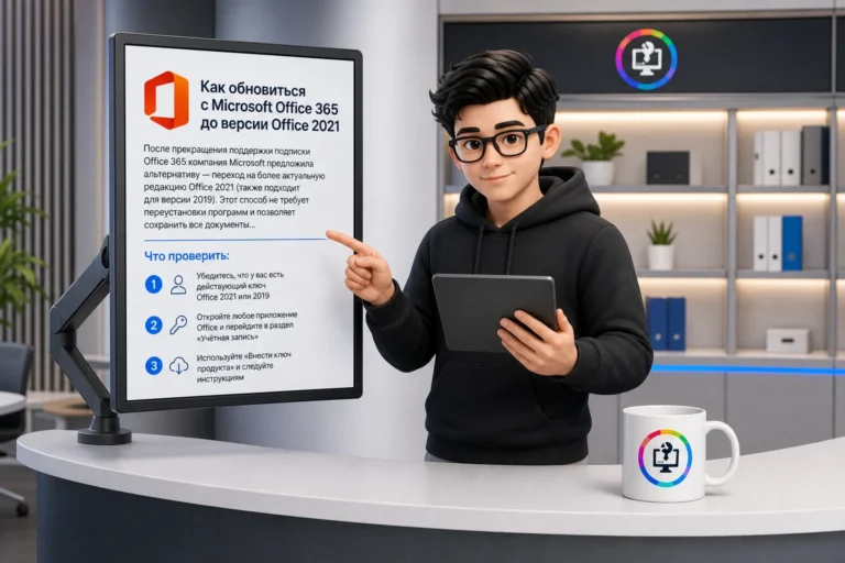 Как обновиться с Microsoft Office 365 до версии Office 2021