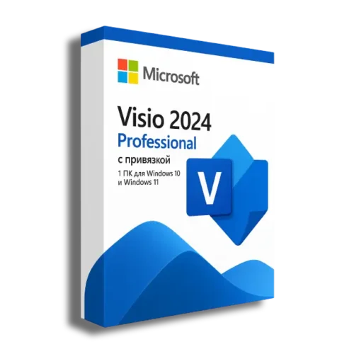 Microsoft Visio 2024 Professional с привязкой