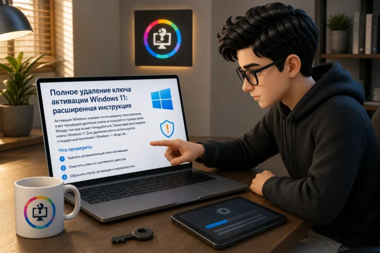 Полное удаление ключа активации Windows 11: расширенная инструкция