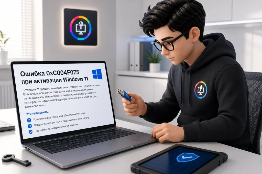 ART проверяет активацию Windows 11