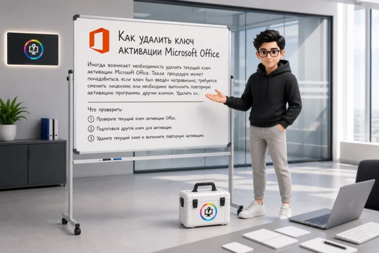 Как удалить ключ активации Microsoft Office
