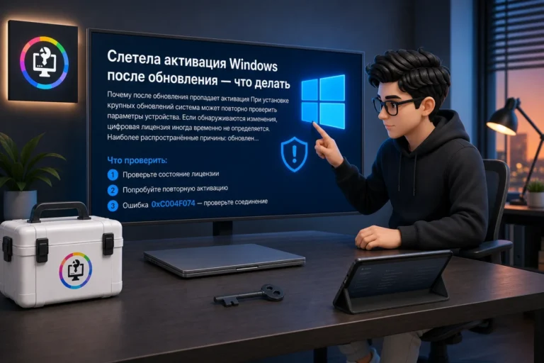 Слетела активация Windows после обновления — что делать