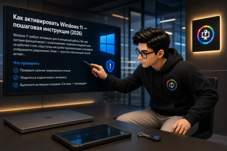 Как активировать Windows 11 — пошаговая инструкция (2026)