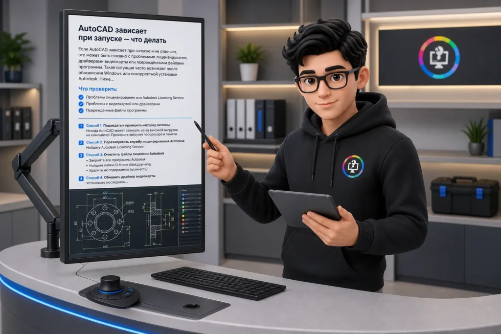 ART устраняет проблему запуска AutoCAD