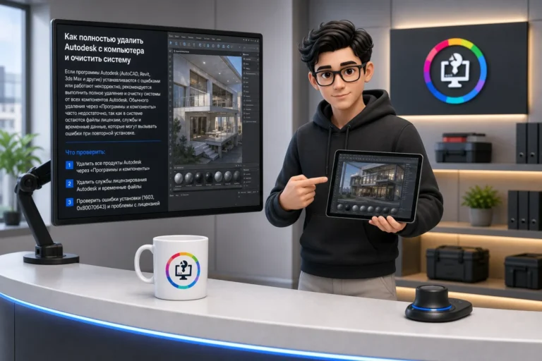 Как полностью удалить Autodesk с компьютера и очистить систему