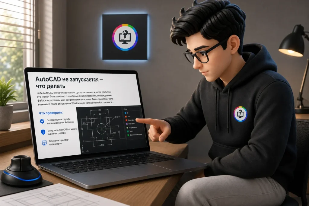 ART устраняет проблему запуска AutoCAD