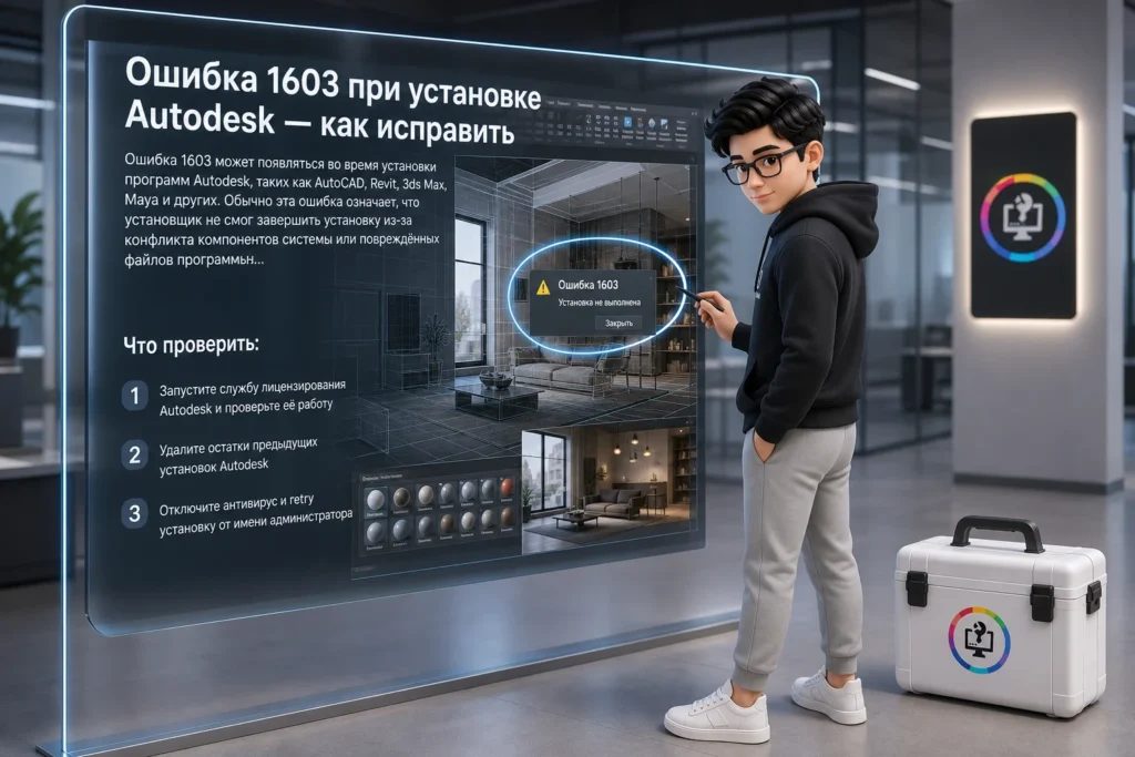 ART настраивает установку Autodesk