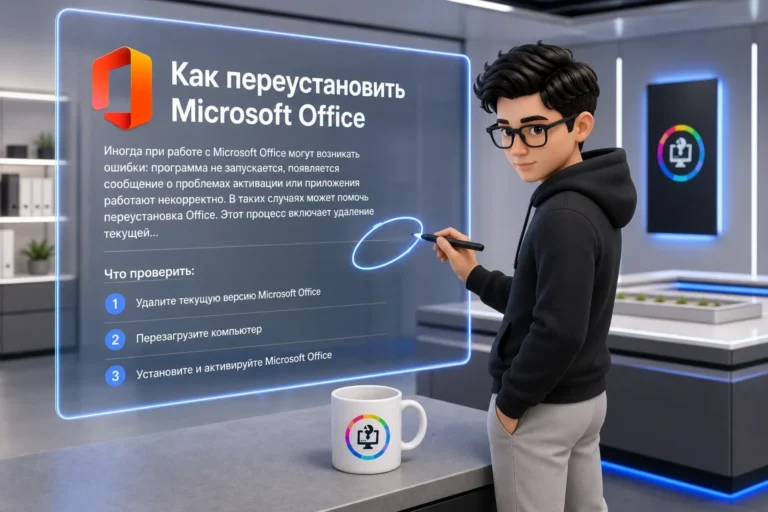 Как переустановить Microsoft Office