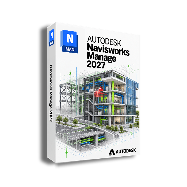 Autodesk Navisworks Manage 2027 для Windows — изображение программы для BIM-моделирования и координации строительных проектов