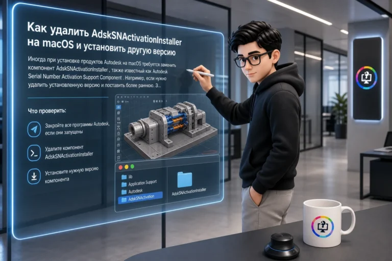 Как удалить AdskSNActivationInstaller на macOS и установить другую версию