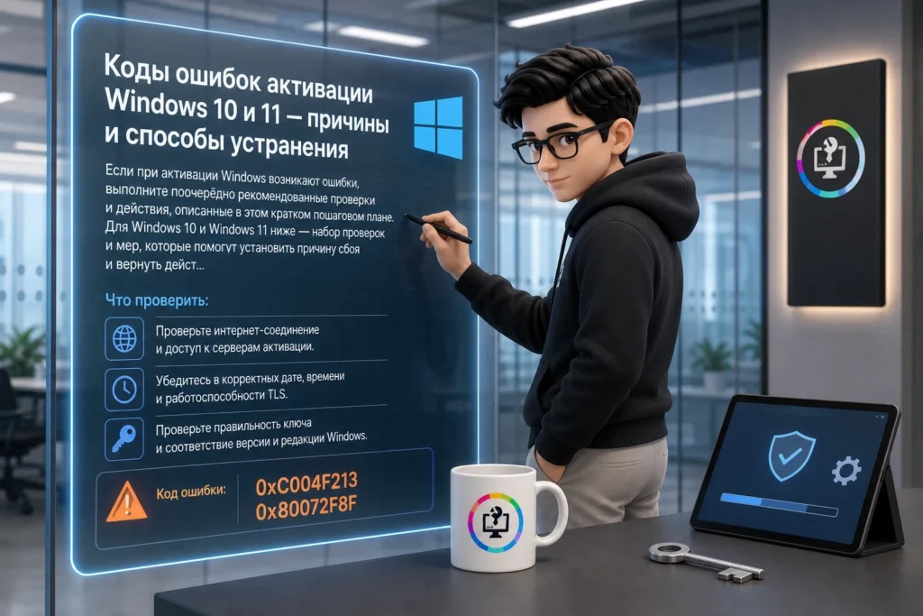 ART проверяет активацию Windows 10
