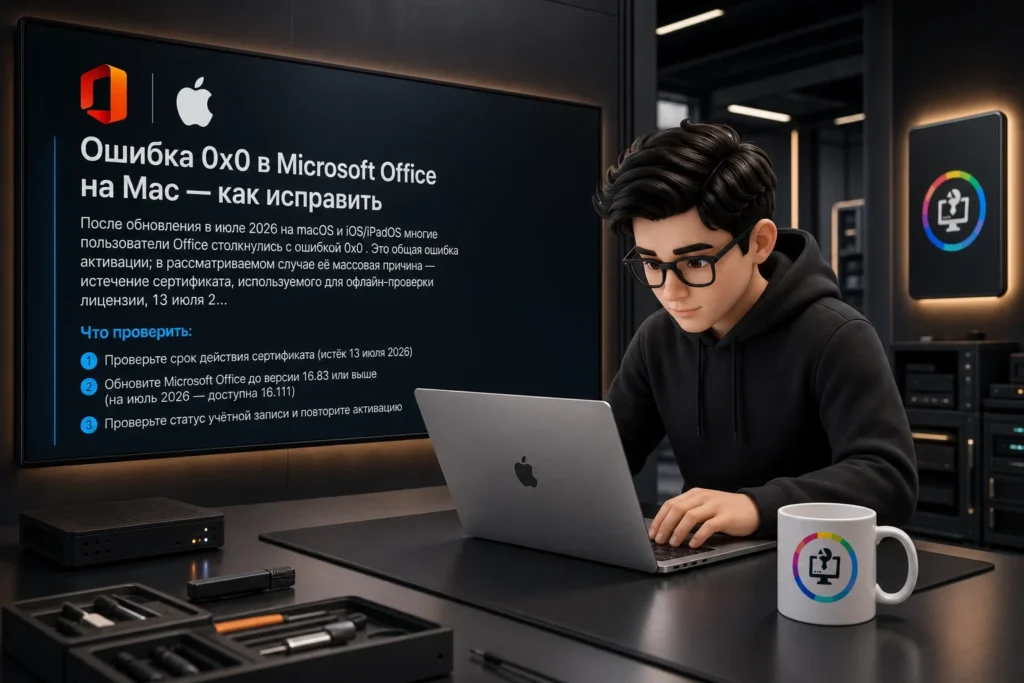ART устраняет ошибку 0x0 в Microsoft Office