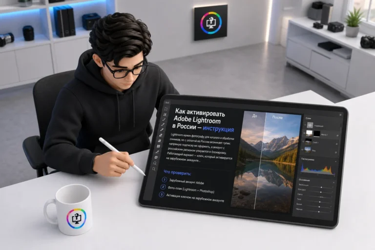 Как активировать Adobe Lightroom в России — инструкция