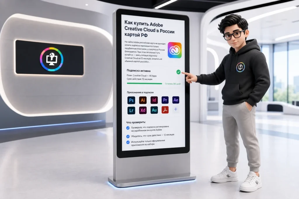 ART настраивает Adobe Creative Cloud