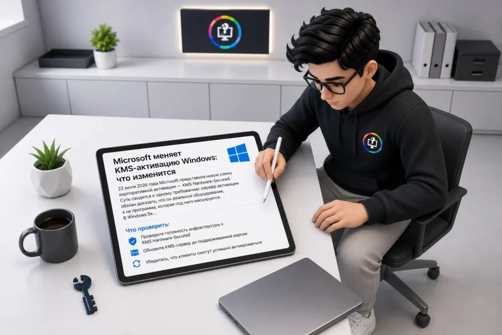 ART проверяет активацию Windows