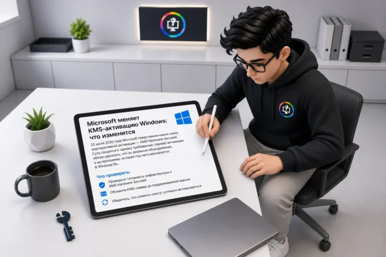 Microsoft меняет KMS-активацию Windows: что изменится