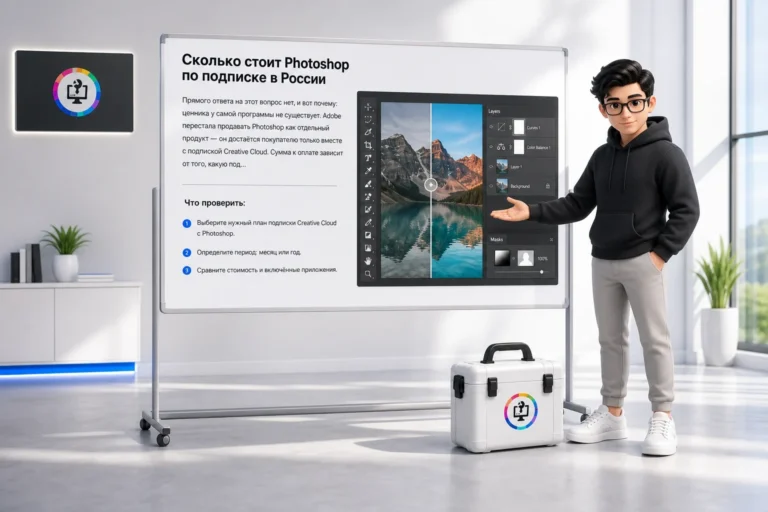 Сколько стоит Photoshop по подписке в России
