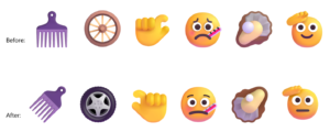Новые Emoji 17.0 в Windows 11