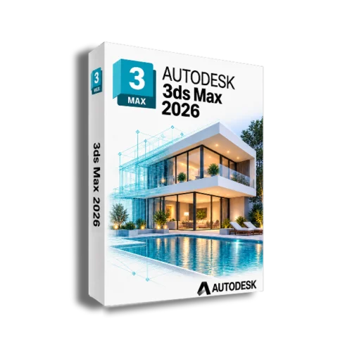 Autodesk 3ds Max 2026 для Windows — изображение программы для 3D-моделирования и визуализации